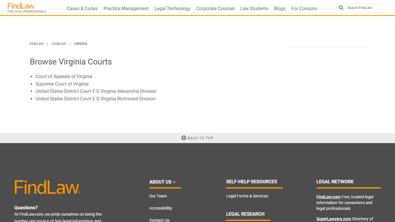 VA Court Cases: Find VA Opinions at FindLaw
