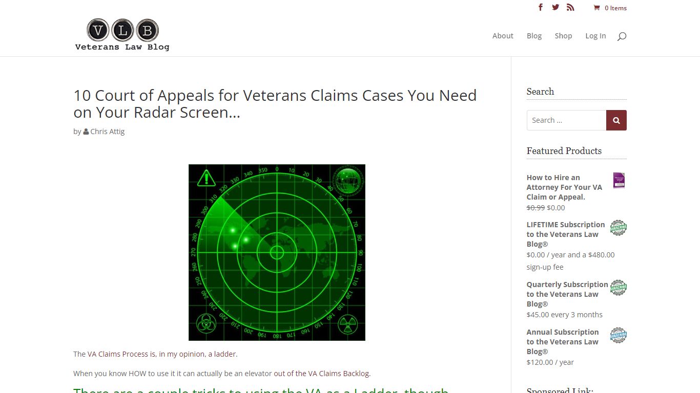 10 Court of Appeals for Veterans Claims Cases You ... - Veterans Law Blog®