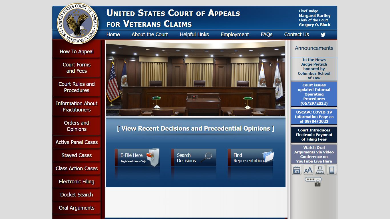 UNITED STATES COURT OF APPEALS FOR VETERANS CLAIMS